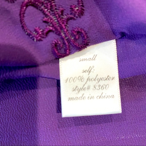 Blue Rain Kimono w/Poncho Style Sleeves (Size S)🌹 - Picture 9 of 10